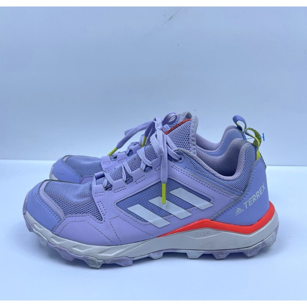 Adidas Women's Terrex Agravic Tr Trail 280 Purple Lime Running Shoes Sz US 7